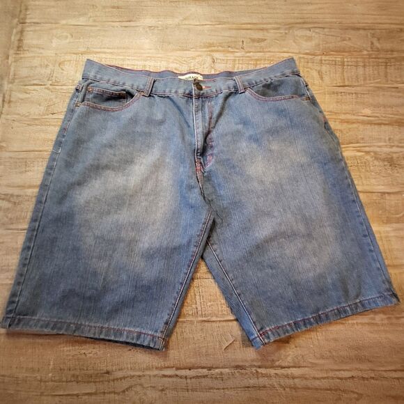 Courage Roughwear Denim Shorts Mens 43 Blue Jeans Casual Streetwear Urban - Picture 1 of 10